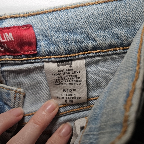 Classic Levis Slim Stretch Skinny Jeans - Picture 12 of 12